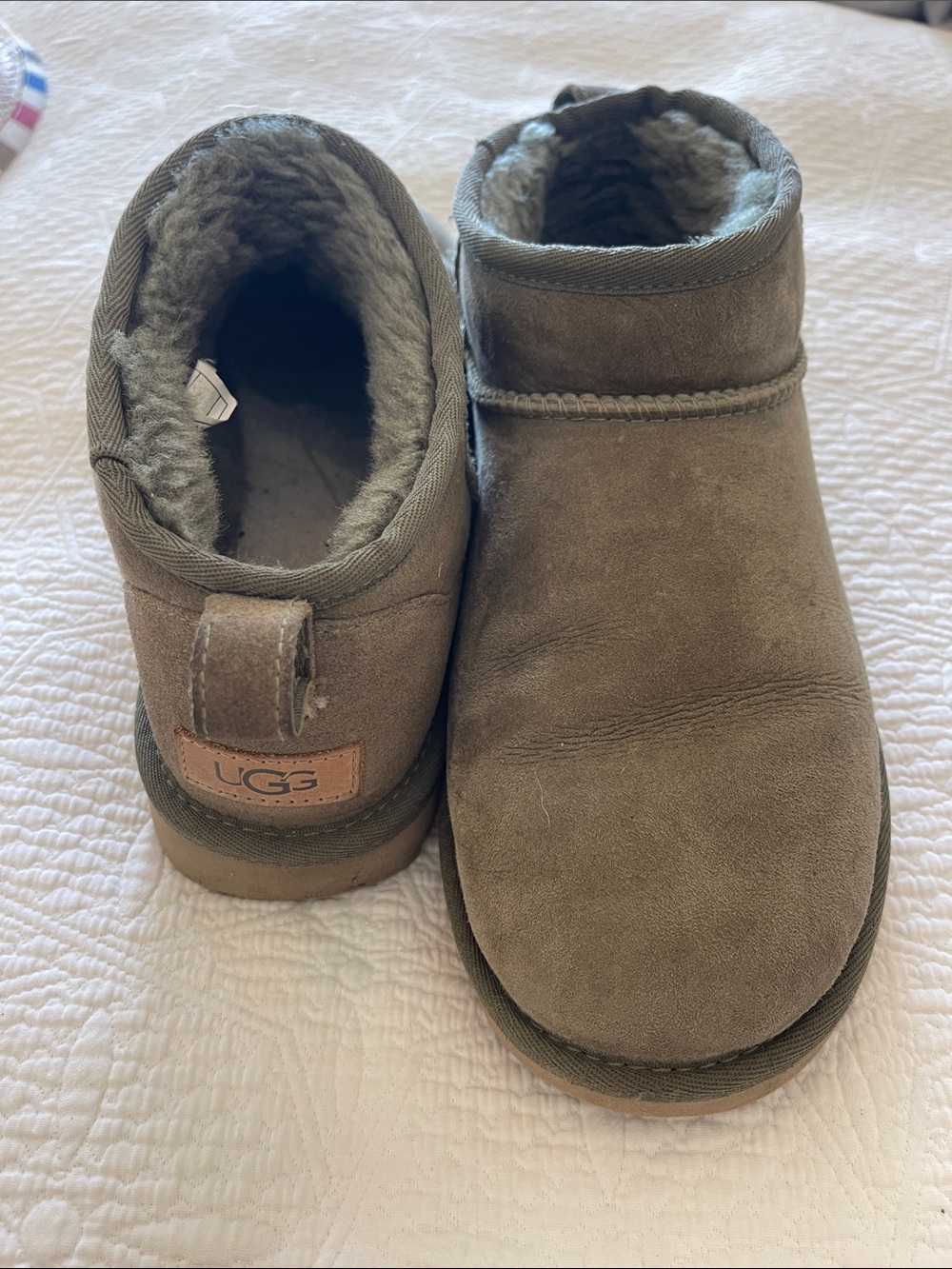UGG low rise in olive green